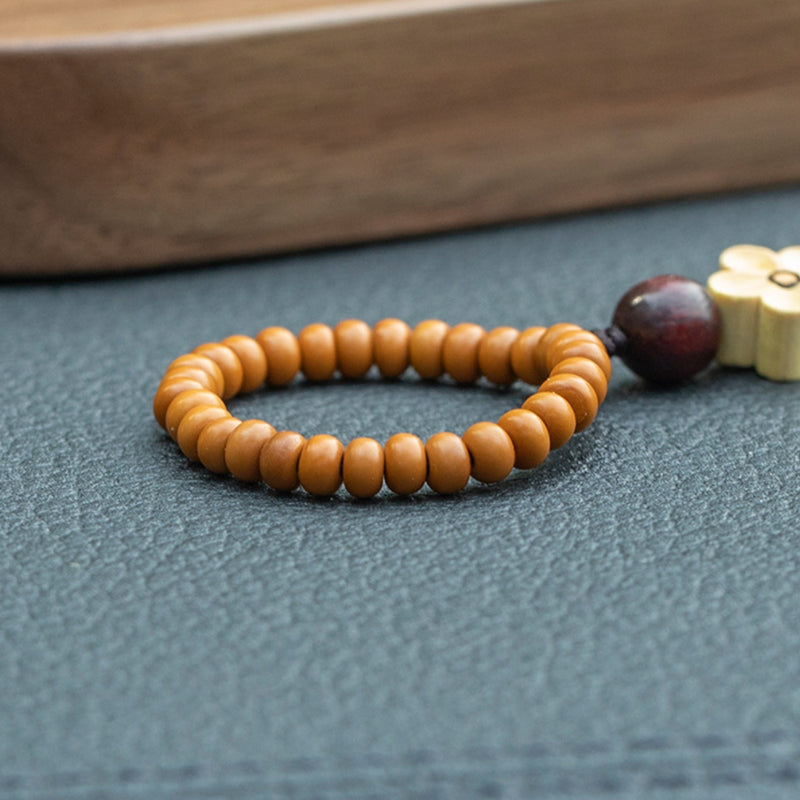 Load image into Gallery viewer, Natural Gourd Plum Blossom Pendant Walnut Wood Base Car Dashboard Ornament Handmade Carving Premium Gift - i-Station Mobile Phone &amp; Electronic Device Repair and Accessories
