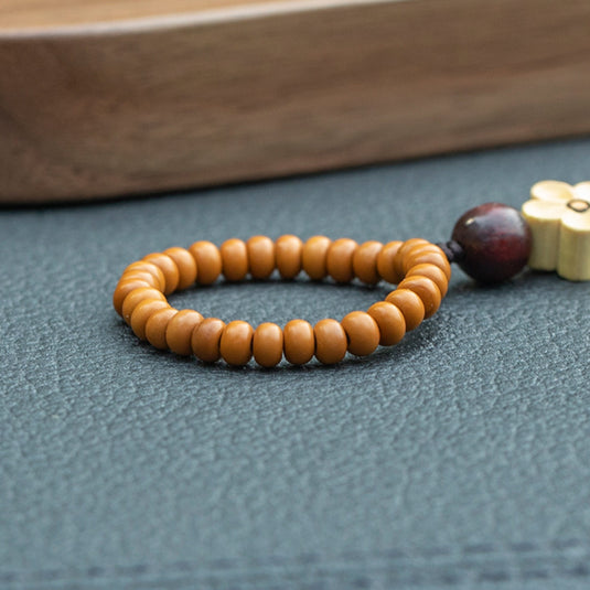 Natural Gourd Plum Blossom Pendant Walnut Wood Base Car Dashboard Ornament Handmade Carving Premium Gift - i-Station Mobile Phone & Electronic Device Repair and Accessories