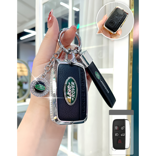 Land Rover Glitter Leather Car Key Fob Case Cover For Range Rover Evoque, Velar, Discovery 4/5, Sport, Defender - i-Station Mobile Phone & Electronic Device Repair and Accessories