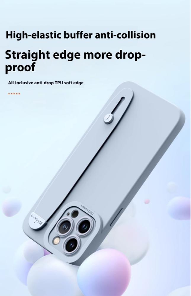 Load image into Gallery viewer, [Wrist Strap Bracket] Apple iPhone 11/Pro/Max - Washable Liquid Silicone Protective Case
