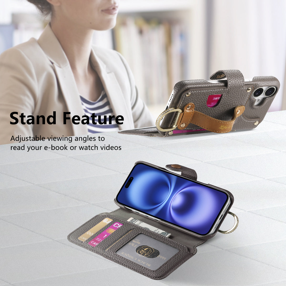 [With RFID Blocking Material] Samsung Galaxy S22 Plus/Ultra - PU Leather Zipper Flip Wallet Series Case - i-Station Mobile Phone & Electronic Device Repair and Accessories