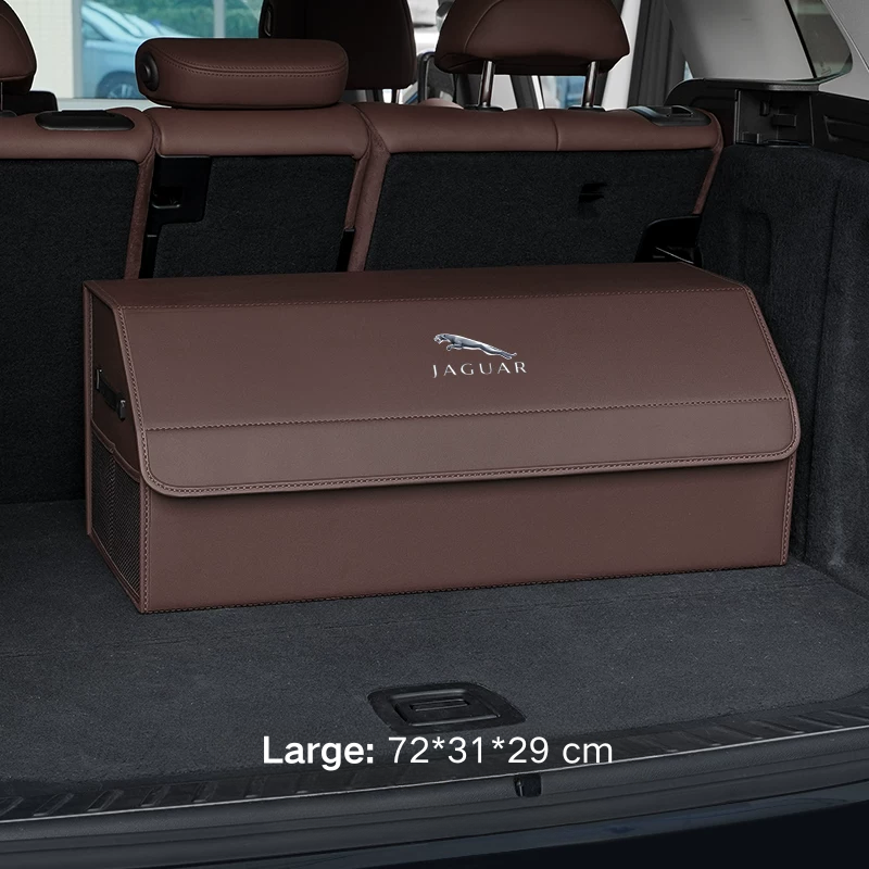 Load image into Gallery viewer, Jaguar Microfiber Leather Car Trunk Storage Box for XEL, XJ, F-PACE, XFL, E-PACE, XE, XF, F-TYPE, I-PACE - i-Station Mobile Phone &amp; Electronic Device Repair and Accessories
