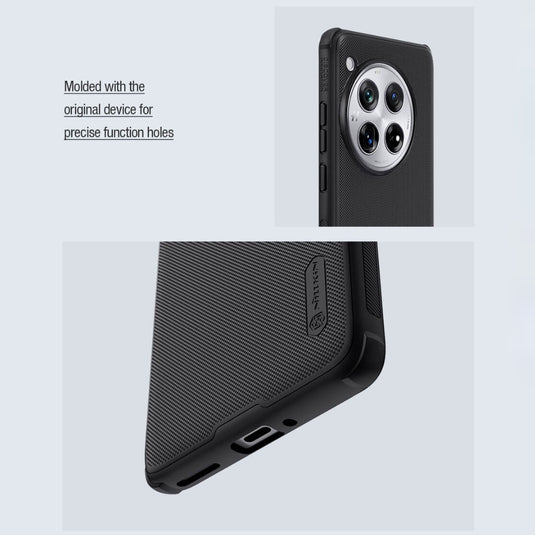 [Magsafe Compatible] OnePlus 12 - Nillkin Super Frosted Shield Pro Magnetic Matte Cover Case