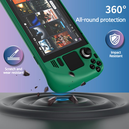 [Built-in Stand] Steam Deck / OLED - PC Skin-Friendly Full-Coverage Shockproof Case - i-Station Mobile Phone & Electronic Device Repair and Accessories