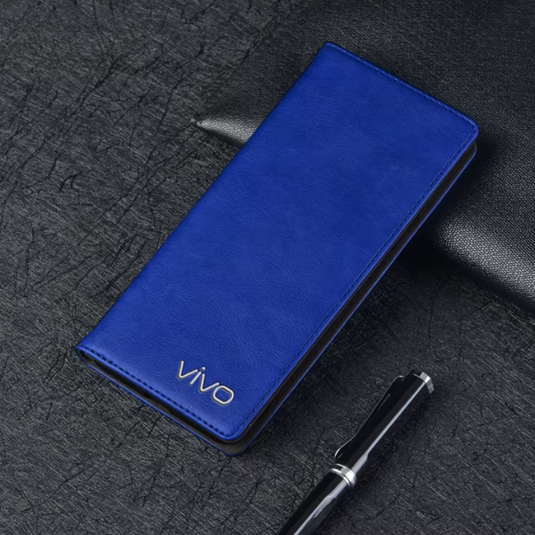VIVO X300/Pro - Business Genuine Leather Magnetic Flip Shockproof Protective Case - i-Station Mobile Phone & Electronic Device Repair and Accessories