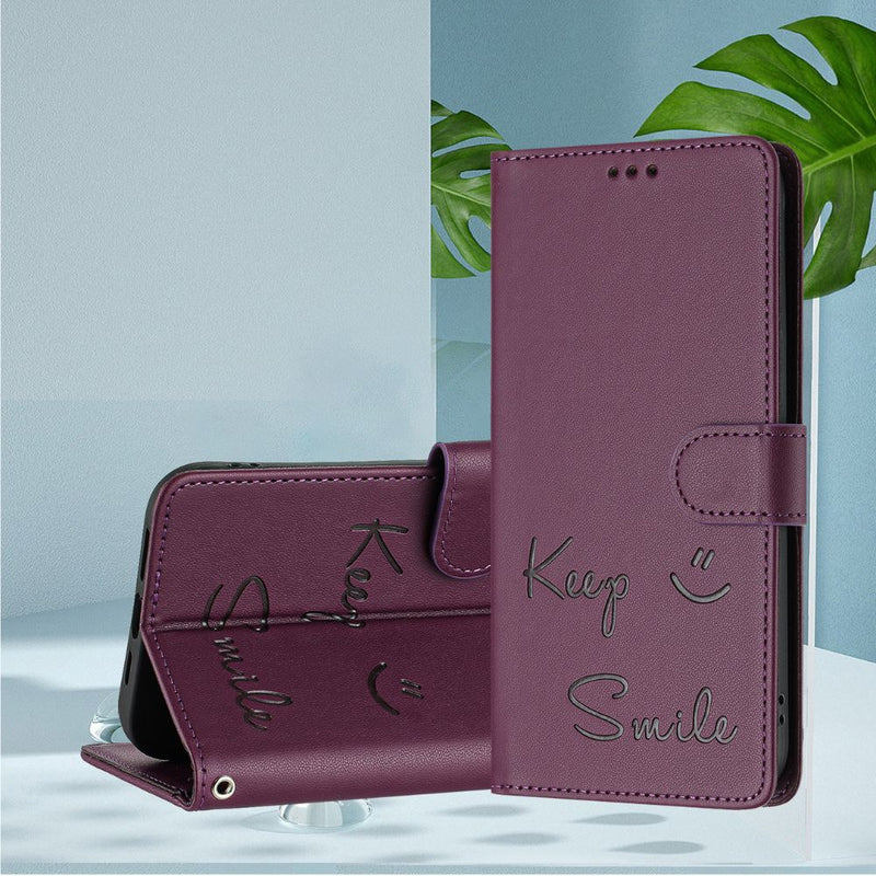 Load image into Gallery viewer, [With Card Slot] OPPO Reno 12 5G (CPH2625) - Fashion Smile PU Leather Wallet Series Stand Case With Lanyard
