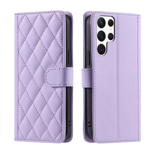 [With Card Slot] Samsung Galaxy S23/Plus/Ultra - Women Crossbody PU Leather Flip Wallet Series Stand Case With Lanyard