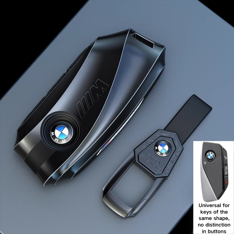 Load image into Gallery viewer, BMW Mecha Style Zinc Alloy Key Case For 1, 3, 5, 7 Series,X1, X3, X5, X6, X7
