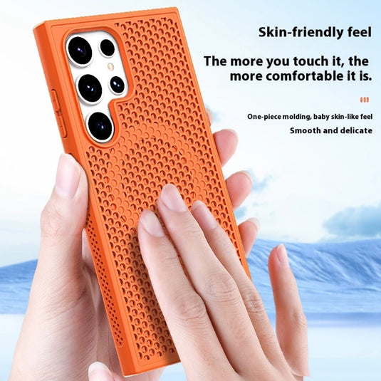 [Magsafe Compatible] Samsung Galaxy S22/Plus/Ultra - Honeycomb Magnetic Cooling Protective Case