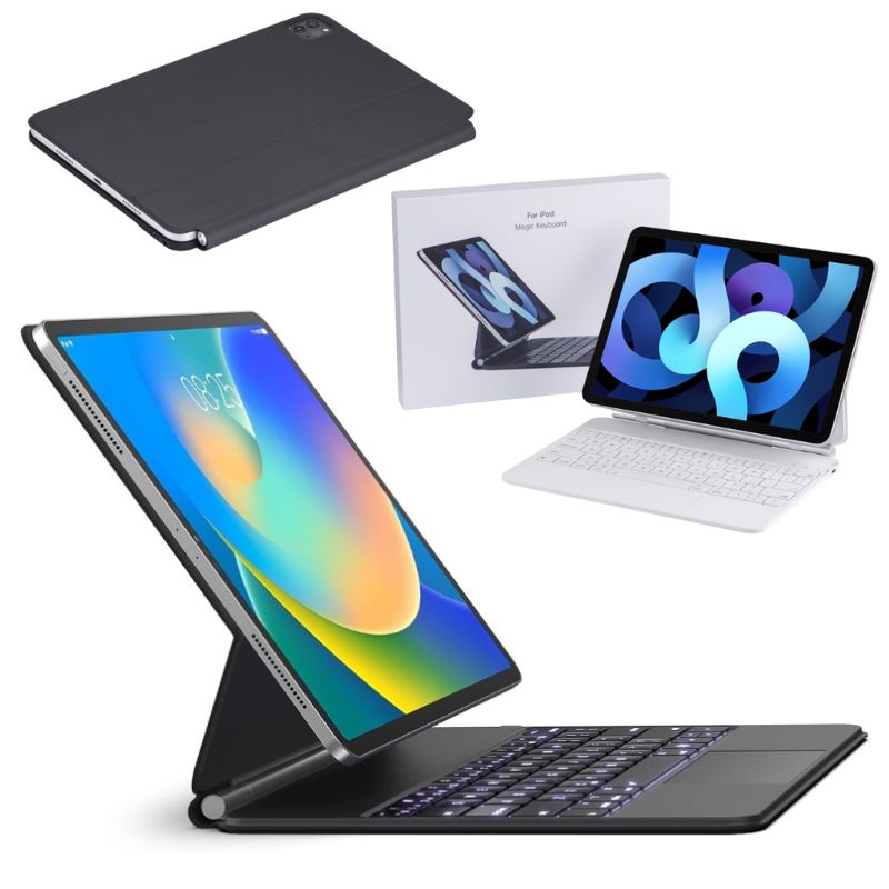 Load image into Gallery viewer, [Magic Keybord] Apple iPad Pro 11&quot; (1st/2nd/3rd/4th Gen 2018/2020/2021/2022) - Precision Multi-Touch Trackpad Magnetic Smart Wireless Keyboard Case With Backlit Keys
