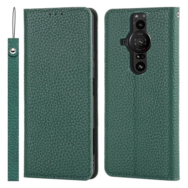 Load image into Gallery viewer, [With Card Slot] Sony Xperia Pro I - Business Flip Genuine Leather Wallet Series Stand Case
