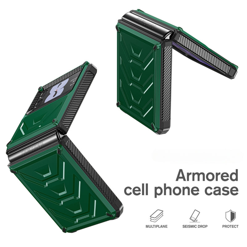 Load image into Gallery viewer, Samsung Galaxy Z Flip 3(SM-F711) - Full Wrap Armored Shockproof Protection Case
