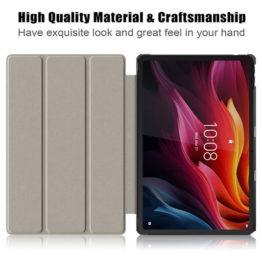 Lenovo Tab K11 Plus 11.45" 2024 (TB352FU/XU) - Silicone Triple-fold Intelligent Sleep Stand Series Case