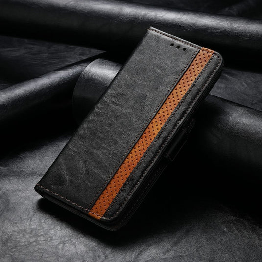 [With Card Slot] Samsung Galaxy S21/Plus/Ultra/FE - Drop Proof PU Leather Wallet Series Stand Case