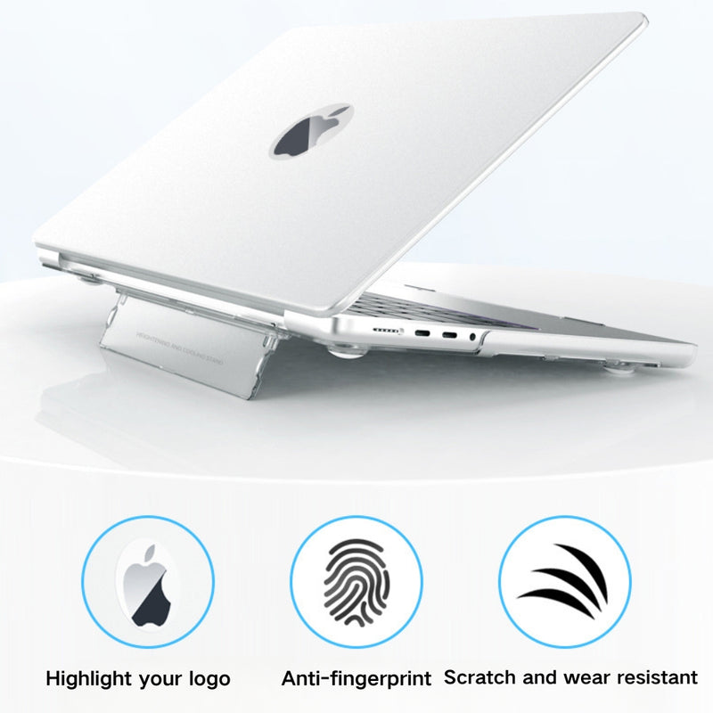 Load image into Gallery viewer, MacBook Pro 16.2&quot; 2023 (A2991 M3 &amp; A2780 M2) &amp; 2021 (A2485 M1) - Matte Transparent Invisible Stand Protective Case
