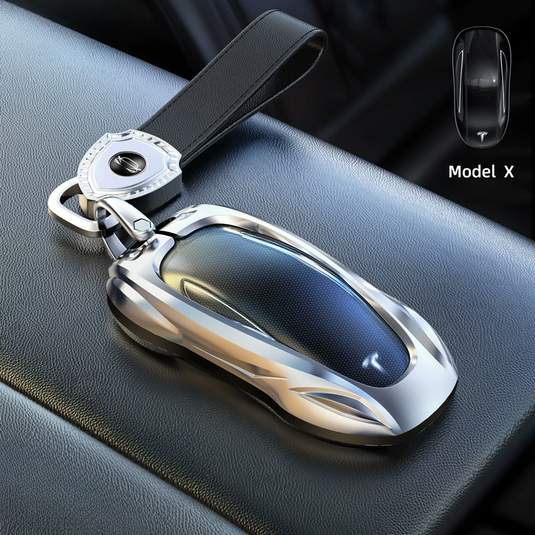 Tesla Stylish Metal Car Key Fob Case Cover For Model X, Model 3, Model Y, Model S - i-Station Mobile Phone & Electronic Device Repair and Accessories