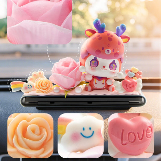 Creative Cartoon Doll Temporary Parking Number Plate Car Dashboard Ornament Interior Decoration - i-Station Mobile Phone & Electronic Device Repair and Accessories