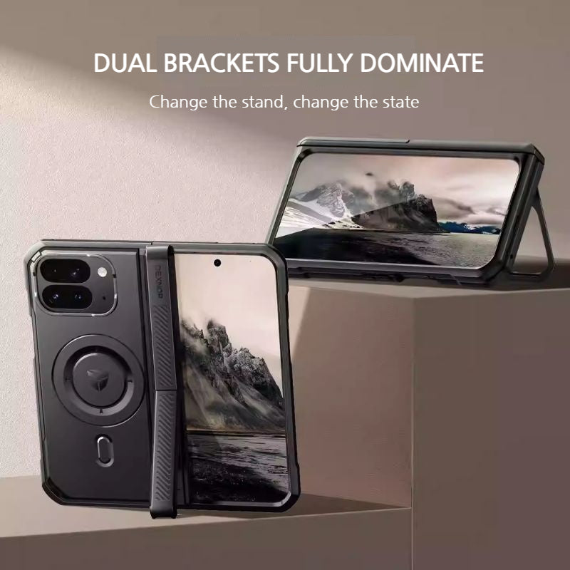 Load image into Gallery viewer, [With Camera Cover][Built-in Stand] Google Pixel 10 Pro Fold - Dexnor Military Grade Heavy-Duty Shockproof Rugged Case - i-Station Mobile Phone &amp; Electronic Device Repair and Accessories
