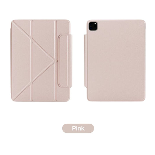 [With Pen Slot] Apple iPad Pro 12.9" (2020) - Smart Magnetic Adsorption Foldable Stand Series Case