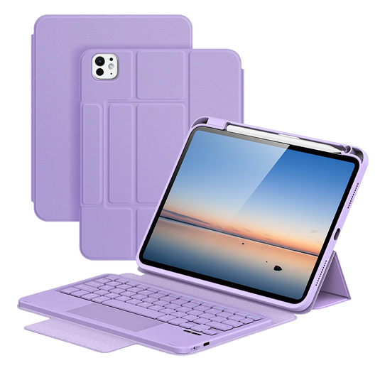[With Touchpad] Apple iPad 10.9/11'' 10/11th Gen (2022/2025) Detachable Standalone Wireless Keyboard Case - i-Station Mobile Phone & Electronic Device Repair and Accessories