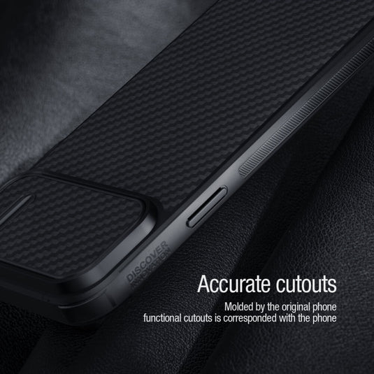 Apple iPhone 14/Plus/Pro/Max - Nillkin Synthetic Fiber S Carbon Fiber Case