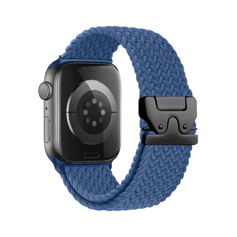 Load image into Gallery viewer, Apple Watch Series 1/2/3/4/5/6/SE/7/8/9/10/Ultra - Parachute Buckle Nylon Braided Loop Watch Band
