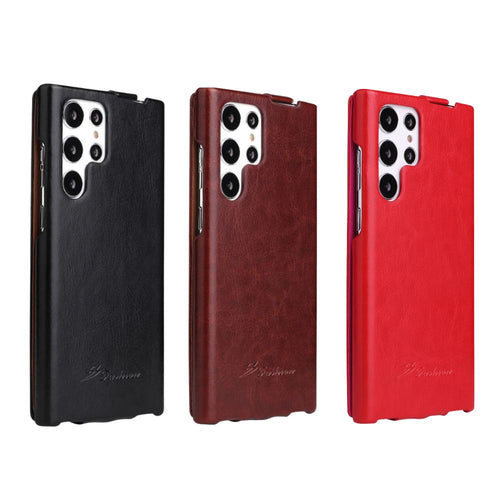 Samsung Galaxy S23/Plus/Ultra - Business Flip Up and Down PU Leather Series Case