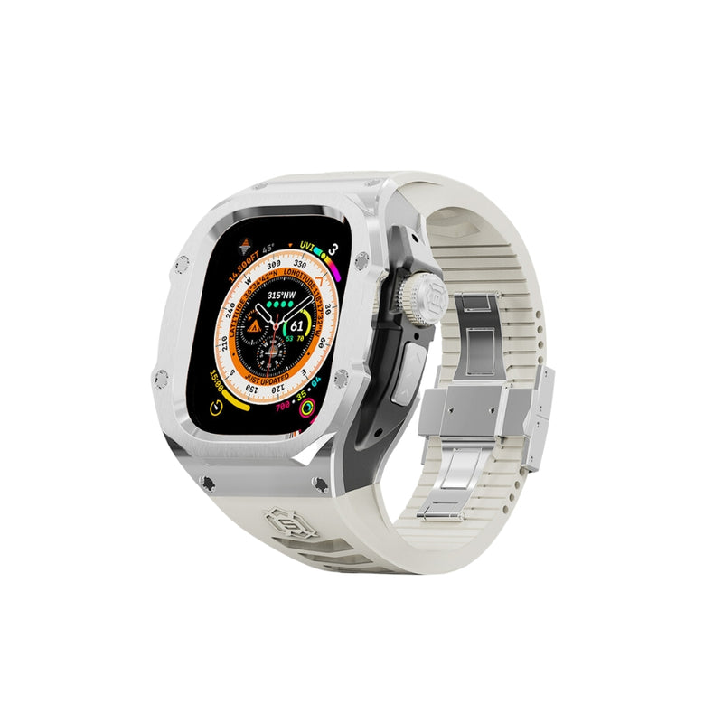 Load image into Gallery viewer, Apple Watch Series 7/8/9/Ultra - Mechanical Metal Stainless Steel Heavy Duty Series Watch Case
