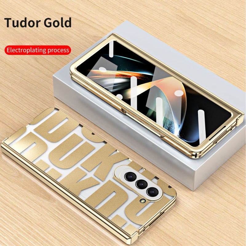 Load image into Gallery viewer, [With Phone Film] Samsung Galaxy Z Fold 5 5G (SM-F946B) - Fashion Electroplating Transparent Drop Proof Essentials Series Case
