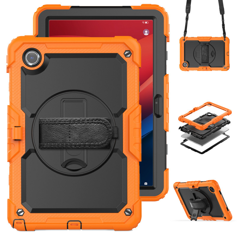 Load image into Gallery viewer, [Built-in 360° Rotating Hand Strap &amp; Stand] Lenovo Idea Tab 11” 2025 (TB336FU/TB336ZU) Shockproof With Screen Protector Pencil Holder Heavy Duty Series Case
