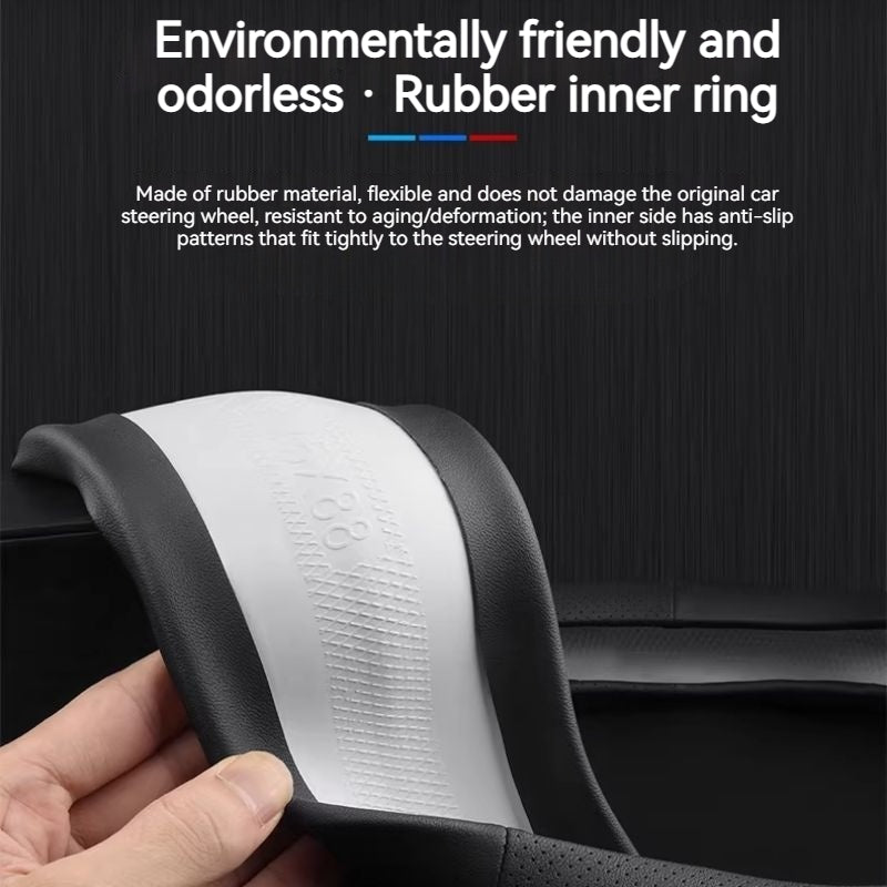 Load image into Gallery viewer, Tesla Genuine Cowhide Leather Steering Wheel Cover For Model 3, Model Y, Model S, Model X - i-Station Mobile Phone &amp; Electronic Device Repair and Accessories
