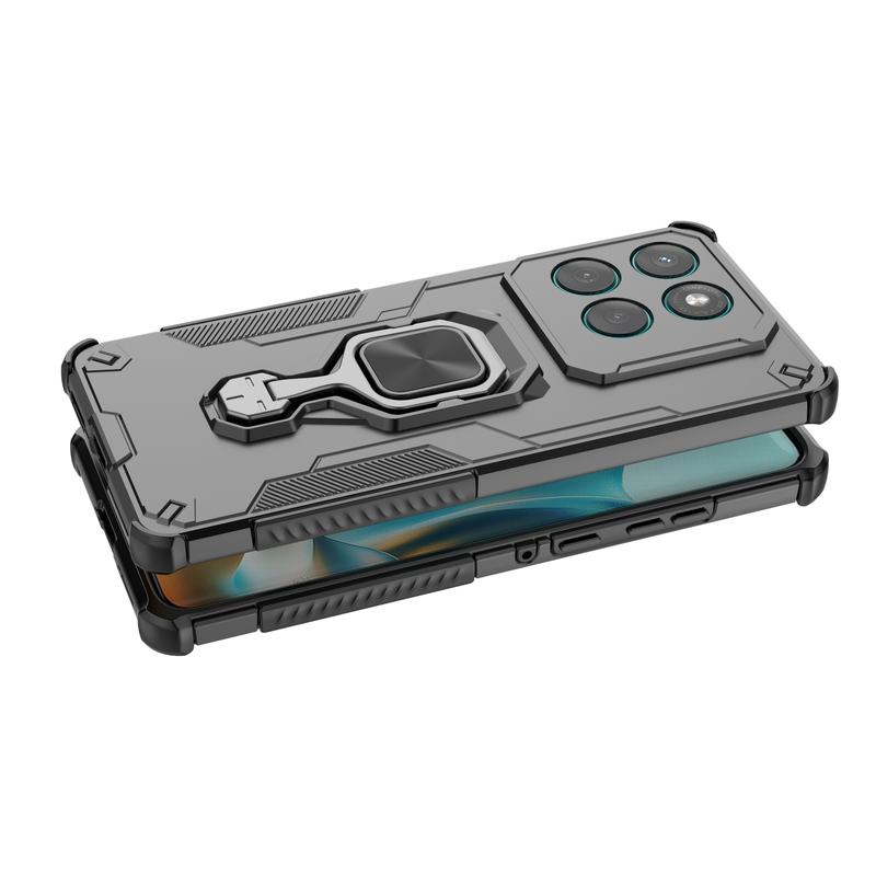Load image into Gallery viewer, [Built-in Ring Bracket] Motorola Moto Edge 60 Pro/Fusion Mecha-style Anti-slip Protective Hard Heavy Duty Series Case
