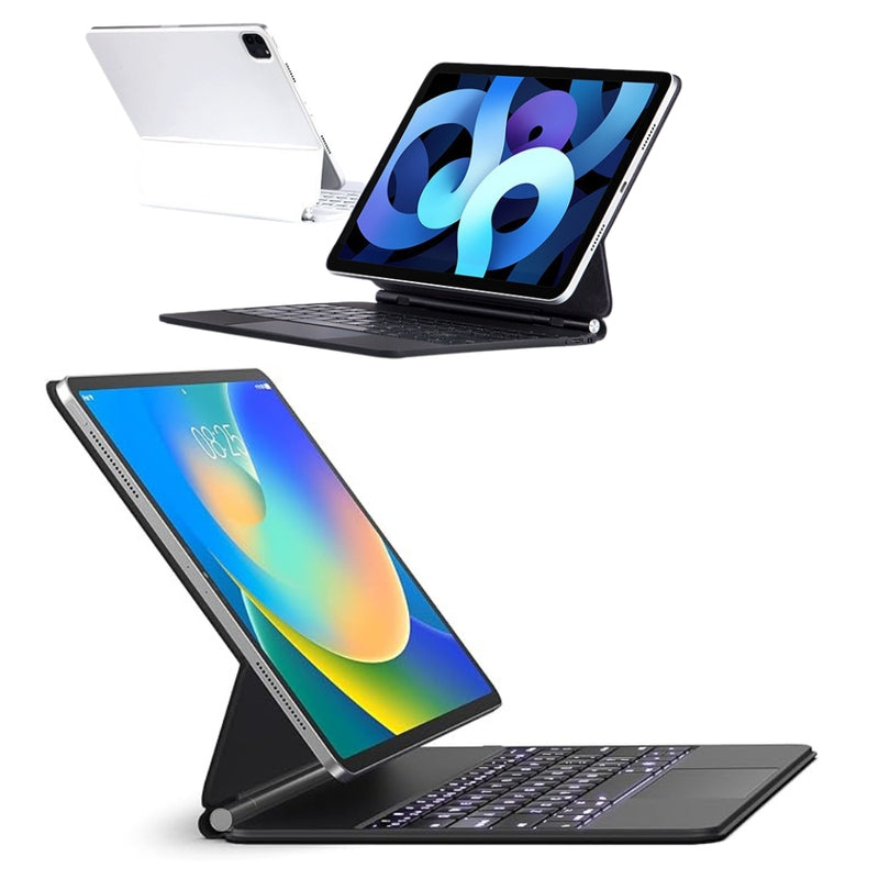 Load image into Gallery viewer, [Apple Magic Keybord][Built-in Trackpad] Apple iPad Air 10.9&#39;&#39; 4/5th Gen (2020/2022) - Floating Cantilever Stand Great Typing Experience iPad Magnetic Suspension Keyboard With BackLight Case
