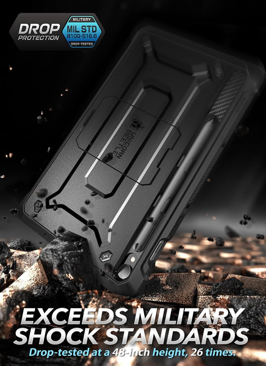 [Built-in Screen Protector & Stand][Pencil Holder] Samsung Tab S8 Ultra & S9 Ultra & S10 Ultra 14.6" SUPCASE Full-Body Cover Heavy Duty Rugged Protective Series Case