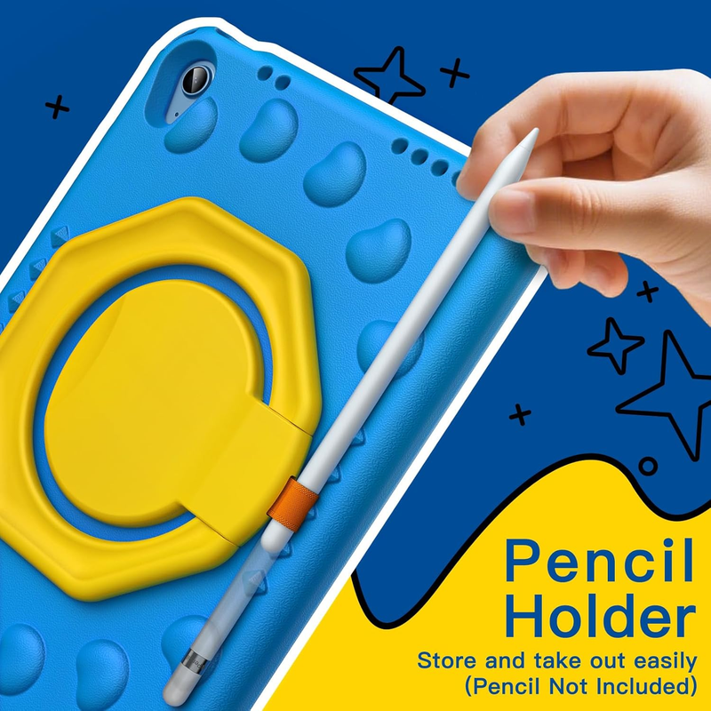 Load image into Gallery viewer, [With Pen Slot][Built-in Stand] Apple iPad 10/11&#39;&#39; 10/11th Gen (2022/2025) EVA Silicone Kids Shockproof Case
