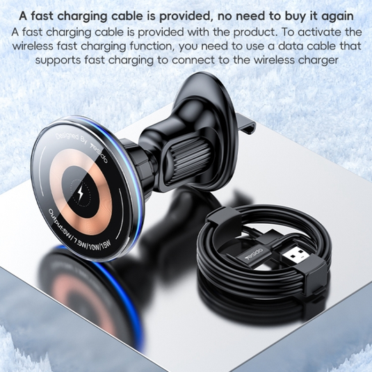 Yesido 15W Magnetic Wireless Charging Car Air Outlet Phone Holder - i-Station Mobile Phone & Electronic Device Repair and Accessories