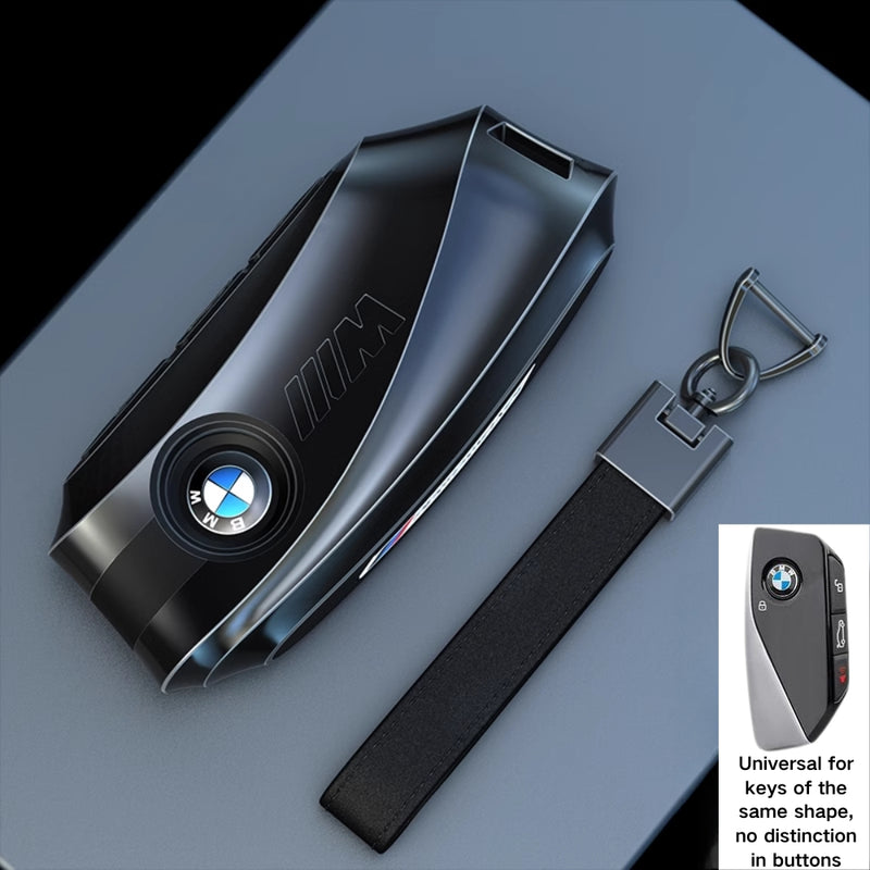 Load image into Gallery viewer, BMW Mecha Style Zinc Alloy Key Case For 1, 3, 5, 7 Series,X1, X3, X5, X6, X7
