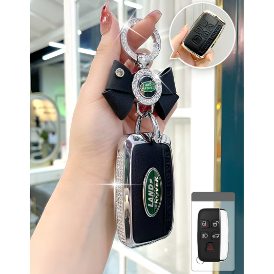 Land Rover Glitter Leather Car Key Fob Case Cover For Range Rover Evoque, Velar, Discovery 4/5, Sport, Defender - i-Station Mobile Phone & Electronic Device Repair and Accessories