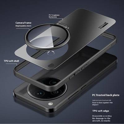 OPPO Find X8 Pro - Full Coverage Lens Stand Shockproof Protective Case - i-Station Mobile Phone & Electronic Device Repair and Accessories