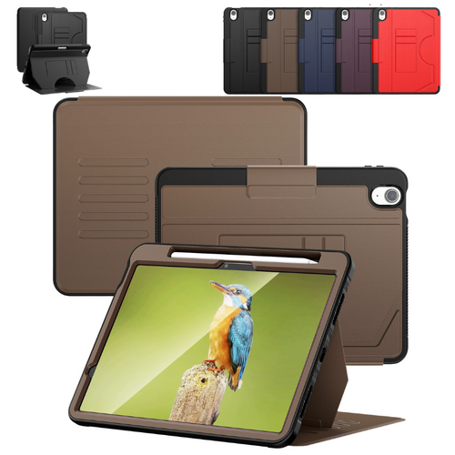 Apple iPad Air 6 11'' 6th Gen (2024) Genuine Leather Full-protection Shockproof Case