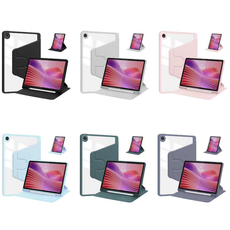 Load image into Gallery viewer, Lenovo Tab 10.1&quot; 2025 (TB311FU/TB311XU) - Silicone 360-Degree Rotating Smart Sleep Drop-Proof Case

