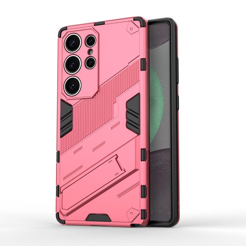 Load image into Gallery viewer, Samsung Galaxy A25 (SM-A256) - Shockproof Punk Stand Heavy Duty Case
