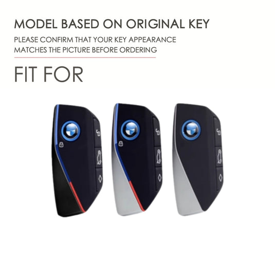 BMW Zinc Alloy + Leather Protection Key Case For X1, X6, X7, ix1, ix40, ix50