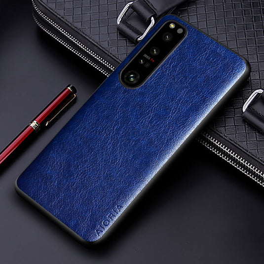 Sony Xperia 10 III - Business PU Leather Essential Series Case