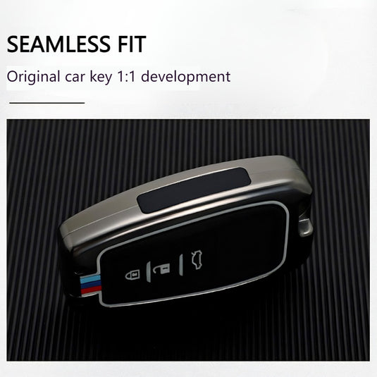 Toyota Metal Shell & Soft Silicone Full Protection Car Key Fob Case Cover For Camry RAV4 Highlander Avalon C-HR Prius Corolla - i-Station Mobile Phone & Electronic Device Repair and Accessories