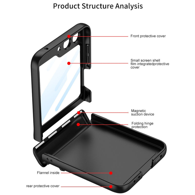 Load image into Gallery viewer, [With Pen Slot] Samsung Galaxy Z Flip 4 (SM-F721) - Magnetic Hinge Shockproof Phone Case
