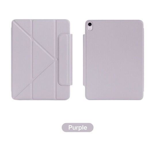 [With Pen Slot] Apple iPad Air 6 11.0" (2024) - Smart Magnetic Adsorption Foldable Stand Series Case