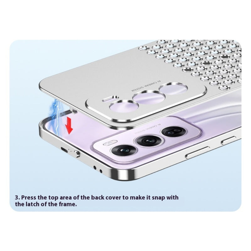 Load image into Gallery viewer, OPPO Reno12/Pro - Metal Heat Dissipation Phone Case
