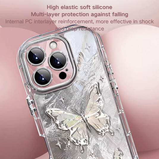 Apple iPhone 13/Pro/Pro Max Premium Butterfly Anti-drop BlingBling Series Case