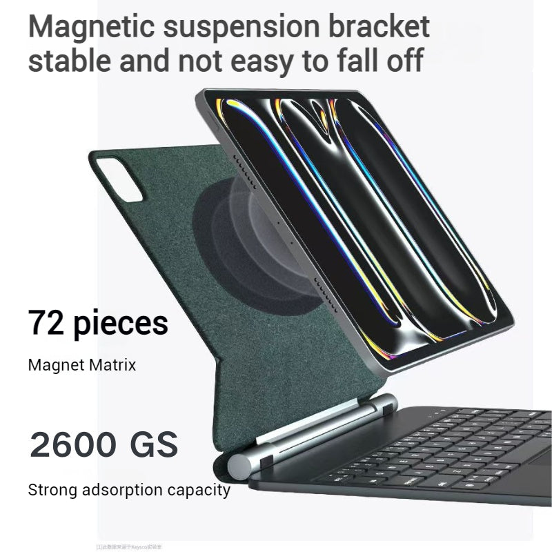 [Magic Keybord] Apple iPad Air 4/5 & Pro 11“ & Air 11” M2/M3 (2024/2025) - Precision Multi-Touch Trackpad Magnetic Smart Wireless Keyboard Case With Backlit Keys - i-Station Mobile Phone & Electronic Device Repair and Accessories